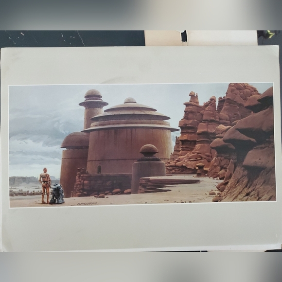 Return Of The Jedi Portfolio Prints 1983 Rare! By Ralph McQuarrie - Picture 3 of 16